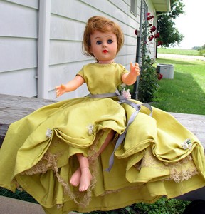 Watch for this Old Jointed Doll at Janet's Flea Market  at the 2004 Covered Bridge Festival or at our booth at Countryside Antique Mall