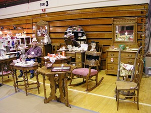 Second Look's Booth at Jeff Antique Show